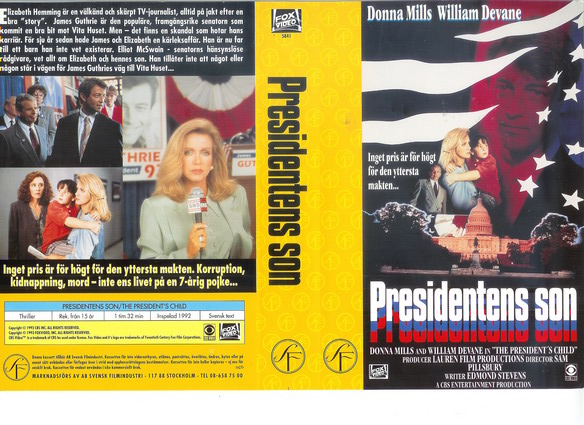 PRESIDENTENS SON (VHS)